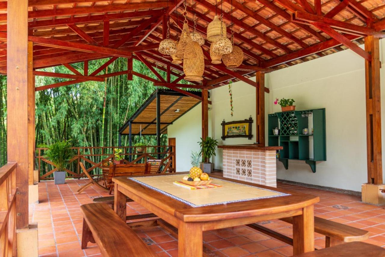 Agradable Cabana Cafetera Con Jacuzzi A 12 Min Del Centro De Pereira Bagian luar foto